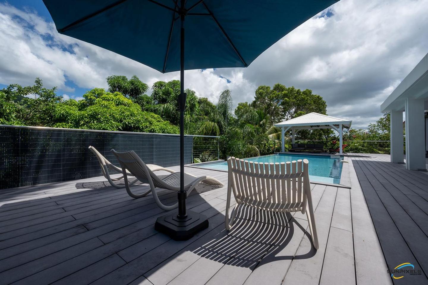 Villa Palm Diamond Jacuzzi & Piscine Prives Le Diamant Exteriör bild