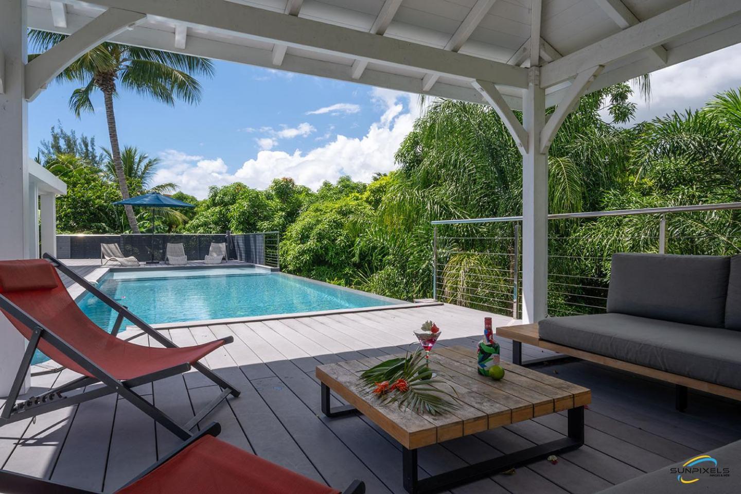 Villa Palm Diamond Jacuzzi & Piscine Prives Le Diamant Exteriör bild